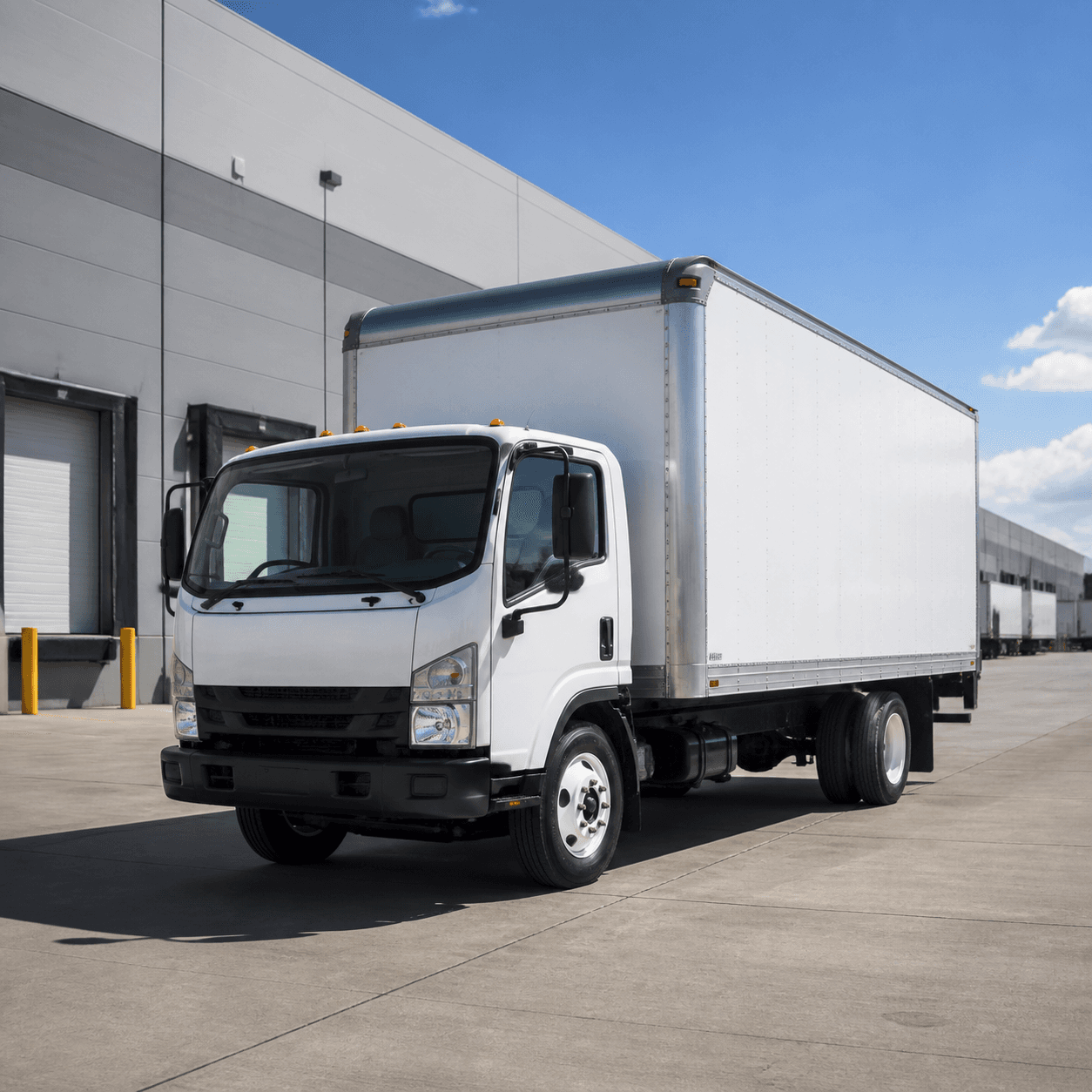 Commercial service vehicle equipped for field work